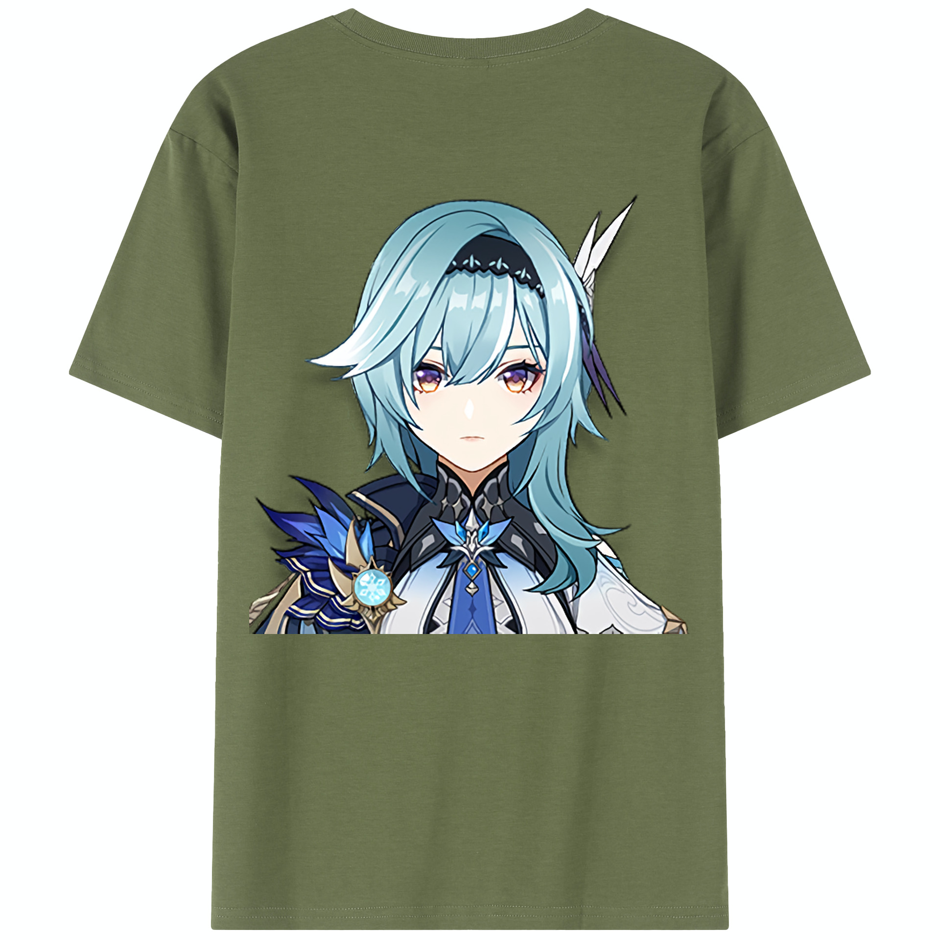 げんし神 优菈 ゆうら genshin Yūra 綿100％半袖Tシャツ（背面プリント）